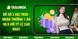 Xổ số 3 đài Tk88 nhận thưởng 1 ăn 99.5 với tỷ lệ cao nhất